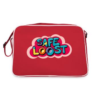 Loost en toute sécurité - Sac Retro - rouge/blanc - Dos