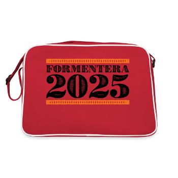 Formentera 2025 - Retro Bag - red/white - Back