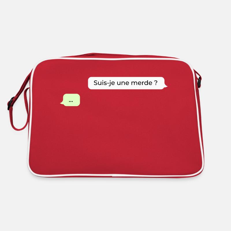 Suis je une merde ? Sac Retro