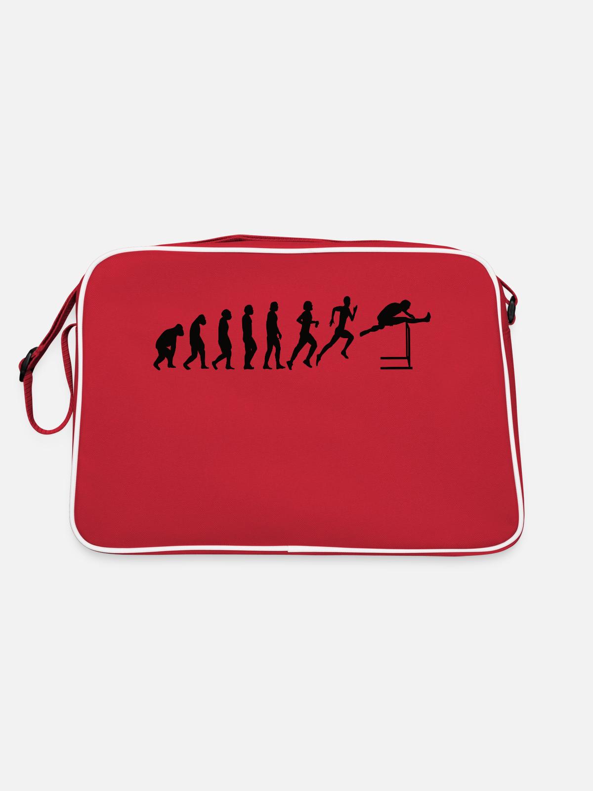 Hurdles Athletics Evolution Hurdler - Retro Bag - red/white - Back