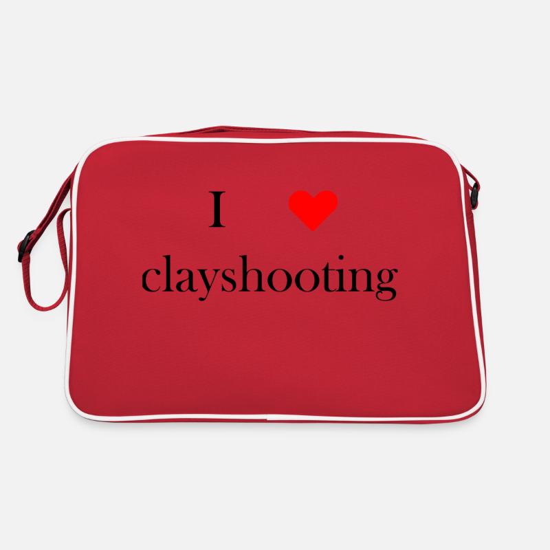 iloveclayshooting black Sac Retro