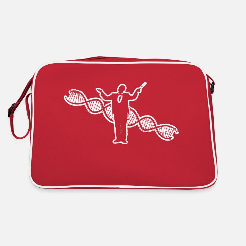 Dirigenten Musik Dirigent Geschenk Dirigieren - Retro Tasche - Rot/Weiß