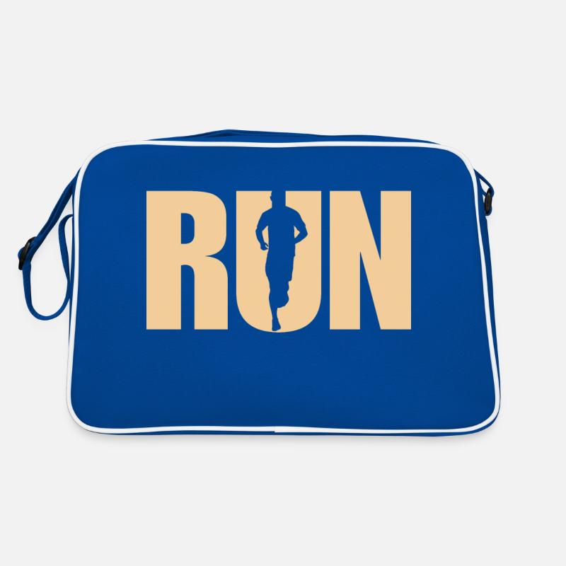 Lauf - sportliche Geschenkidee Retro Tasche