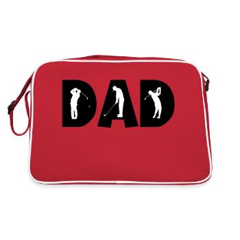 Golf Dad - Retro Bag - red/white - Back