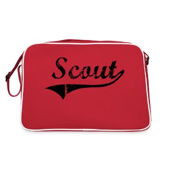 Scout - Retro Bag - red/white - Back