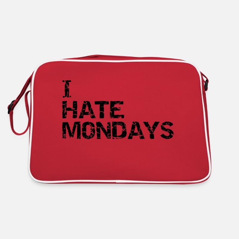 i hate mondays Retro Tasche