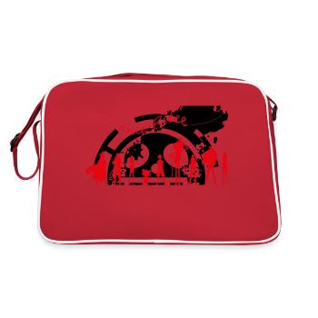 One PIece Fan Art - Sac Retro - rouge/blanc - Dos