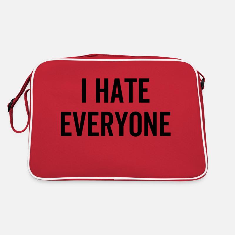 I Hate Everyone Retro Tasche