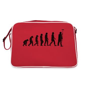 Peintre et Vernisseur Evolution Peinture au pinceau - Sac Retro - rouge/blanc - Dos
