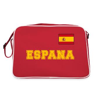 Look maillot de l’Espagne – ESPANA avec drapeau - Sac Retro - rouge/blanc - Dos