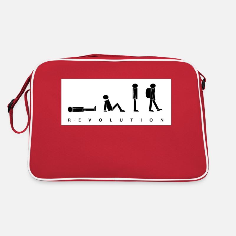 VOYAGE R-EVOLUTION - Sac Retro - rouge/blanc