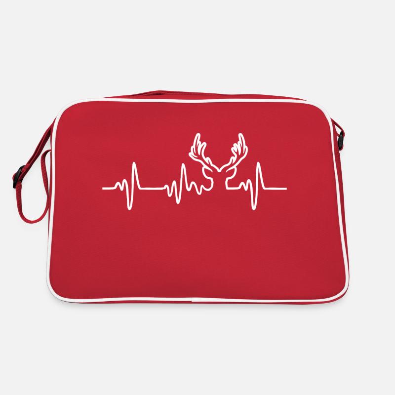 Jäger Heartbeat Hirsch Retro Tasche