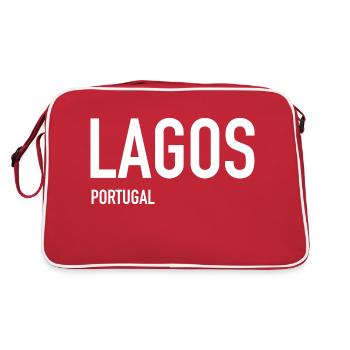 LAGOS - PORTUGAL - Sac Retro - rouge/blanc - Dos