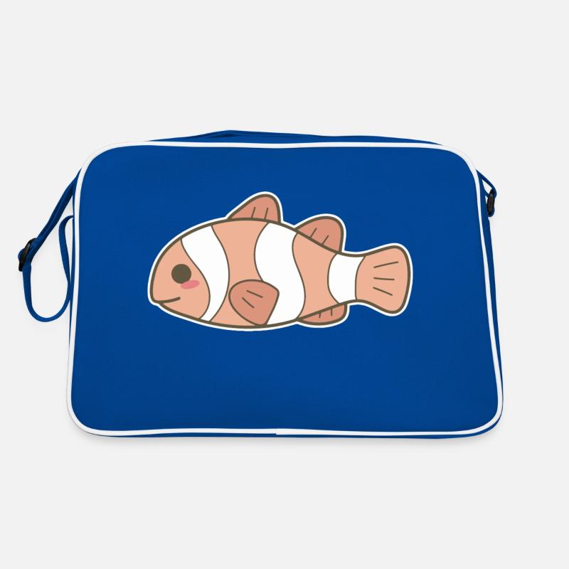 Clownfisch Retro Tasche