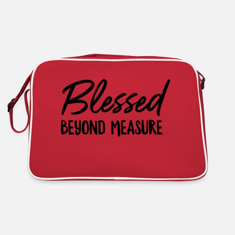 Blessed Beyond Measure Retro Bag