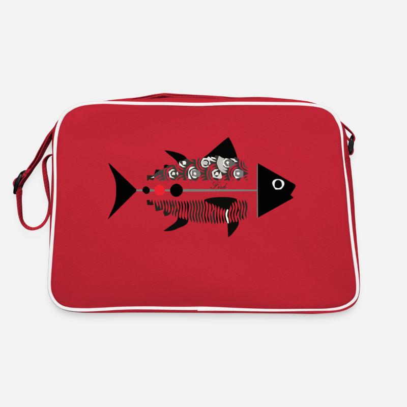 Fisch Retro Tasche