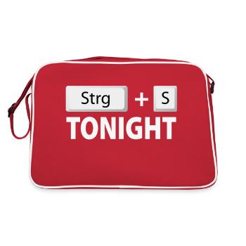 Save (Ctrl + S) tonight - Retro Bag - red/white - Back