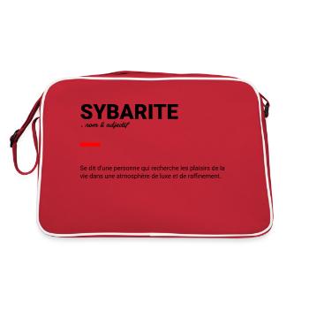 Sybarite définition - Sac Retro - rouge/blanc - Dos