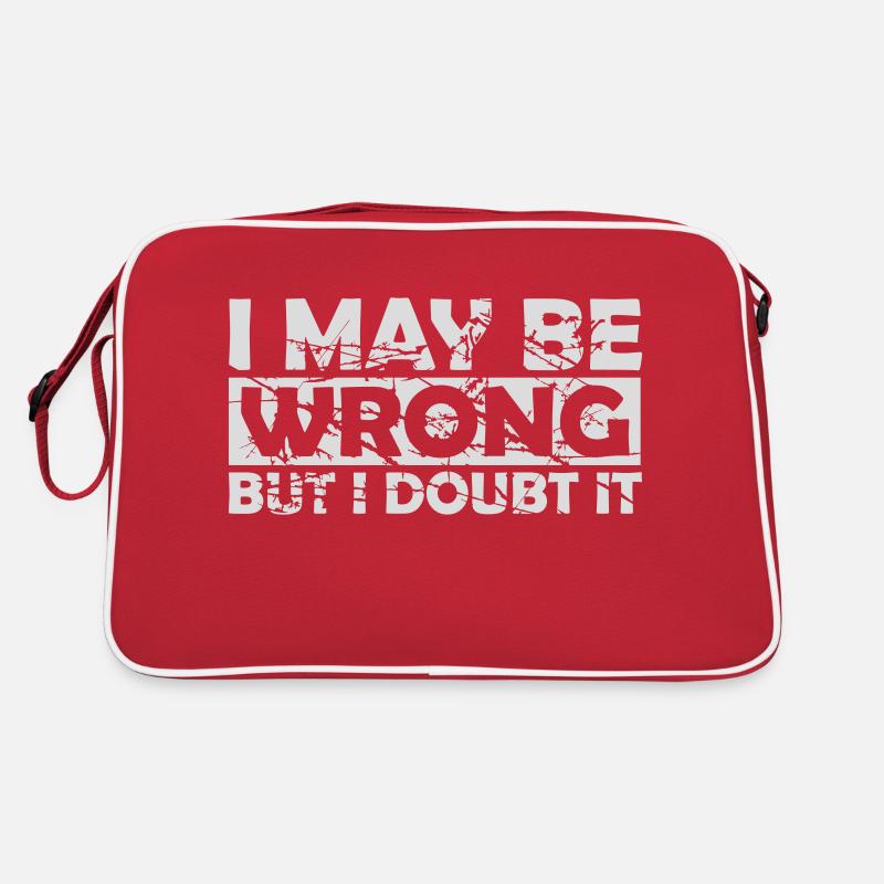 Je peux me tromper Sac Retro
