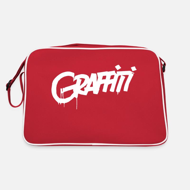 Graffiti - Retro Bag - red/white