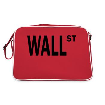 Bitcoin Trading Crypto Stocks - Sac Retro - rouge/blanc - Dos