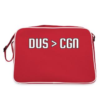 Dusseldorf > Cologne - Retro Bag - red/white - Back