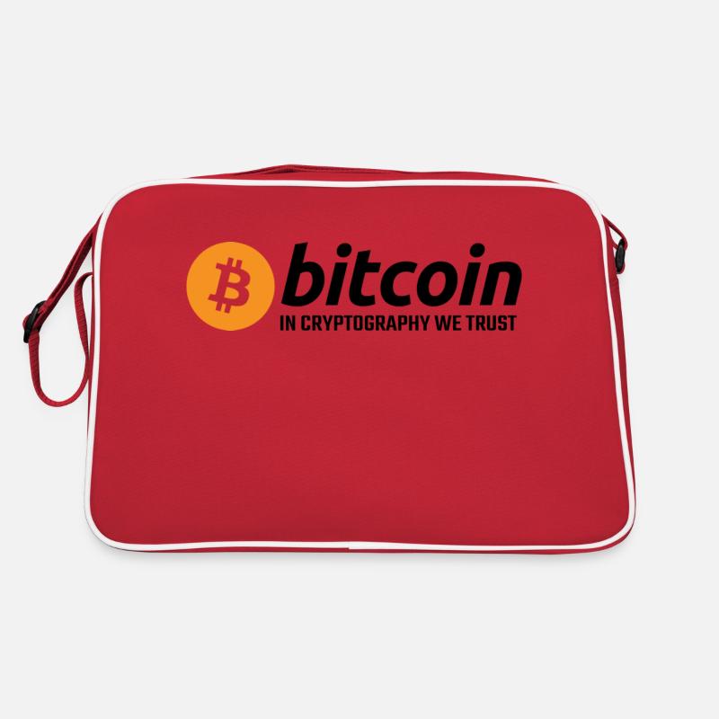 Bitcoin in Cryptography We Trust Retro Bag