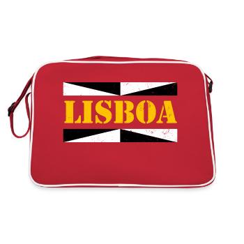 Lisbonne - Sac Retro - rouge/blanc - Dos