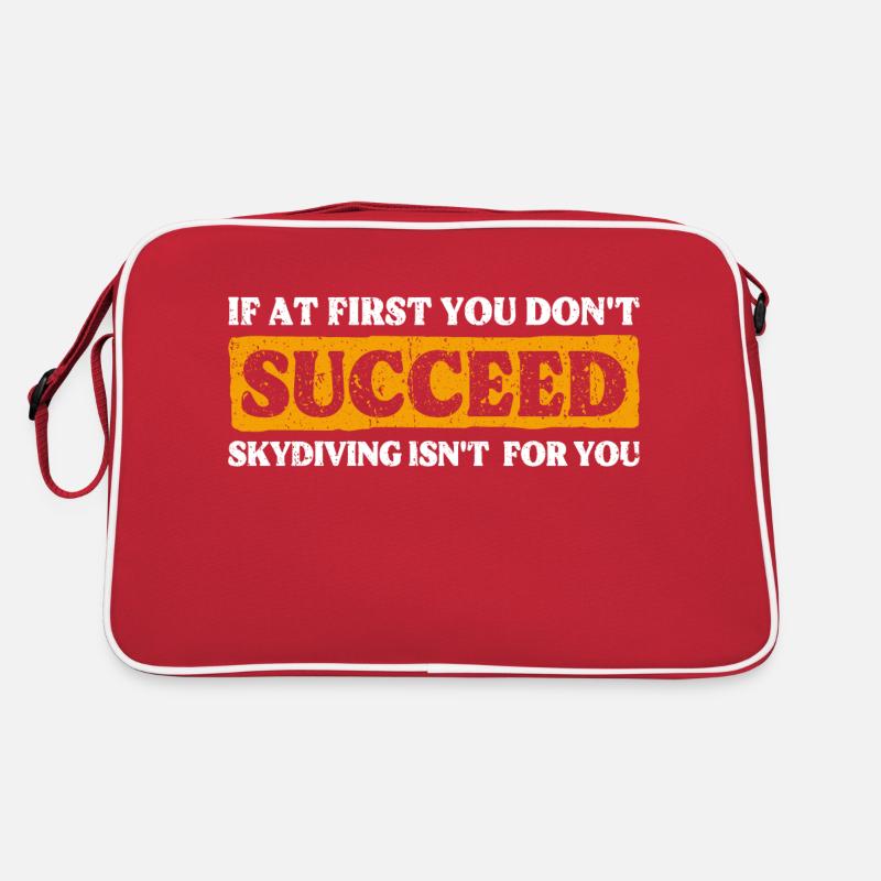 Skydiving Fail? Not Your Thing! Epic Design Retro Bag