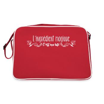 ingrédient magique - Sac Retro - rouge/blanc - Dos