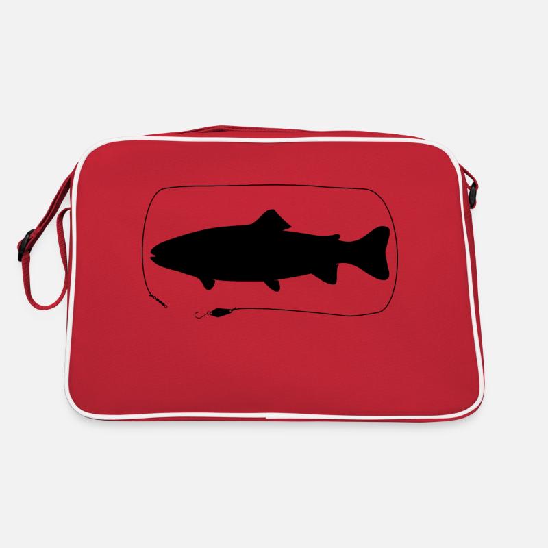 Forelle mit Spoon Retro Tasche