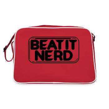 Battez-le Nerd 17 - Sac Retro - rouge/blanc - Dos