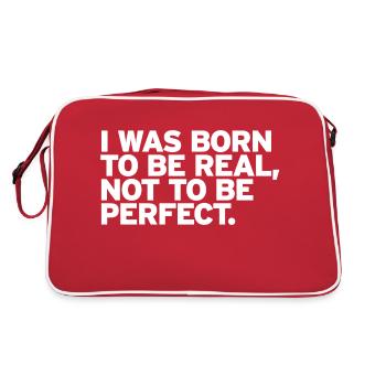 Be original vector design symbol retro quote label - Retro Bag - red/white - Back