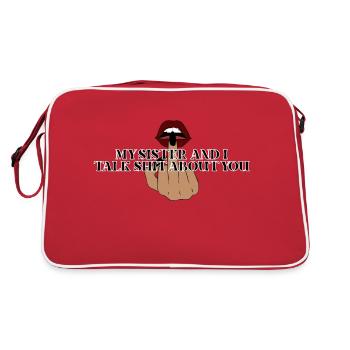 Paroles - Sac Retro - rouge/blanc - Dos