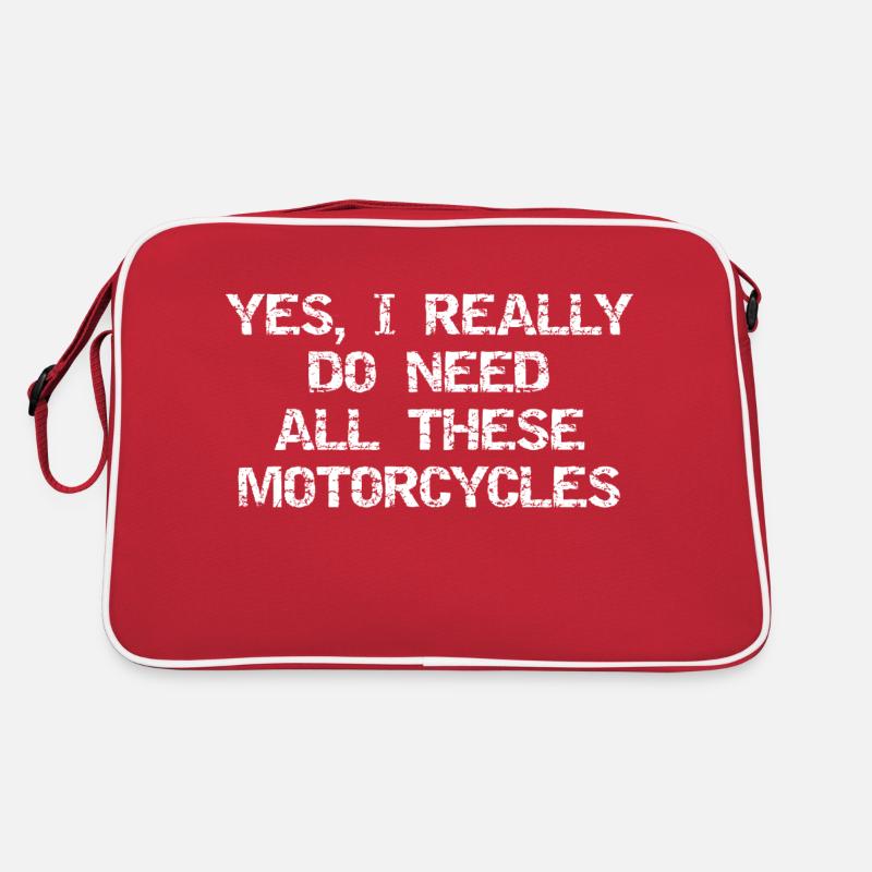 Motorräder sind Lebensgefühl Retro Tasche