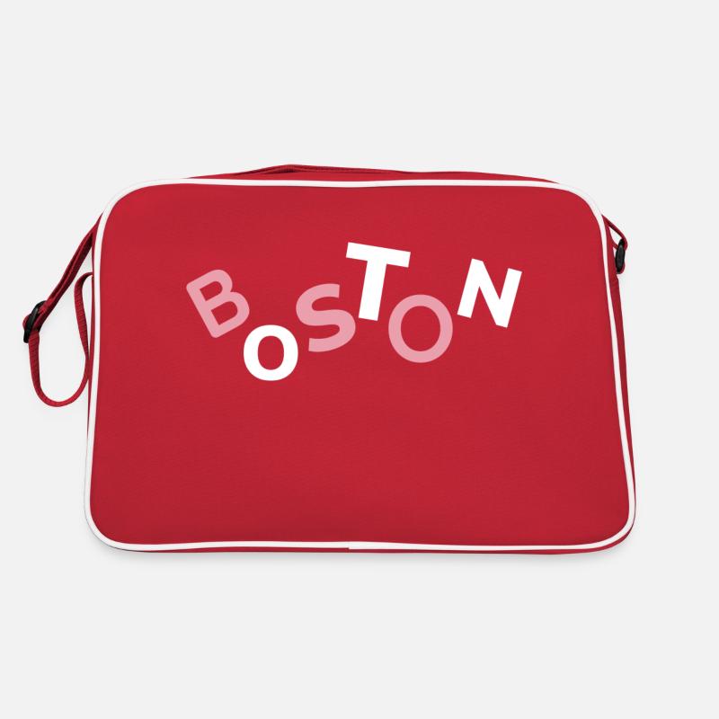 Souvenir Boston violet Sac Retro