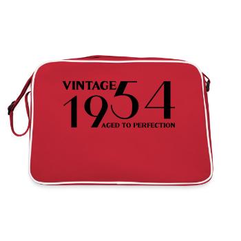 Vintage 1954 aged to perfection - Sac Retro - rouge/blanc - Dos