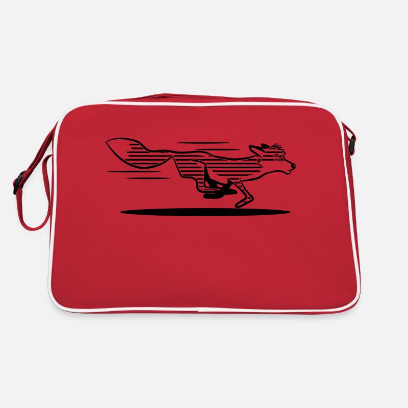 Running Fox Racing Stripes Sac Retro