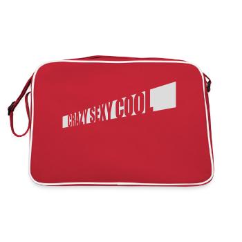 crazy sexy cool design - Retro Bag - red/white - Back