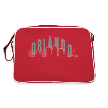 Orlando Skyline - Retro Bag - red/white - Back