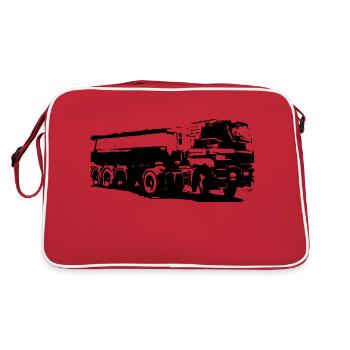 Truck - Retro Tasche - Rot/Weiß - Hinten