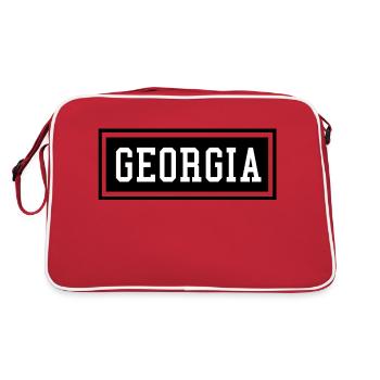 Géorgie - Sac Retro - rouge/blanc - Dos