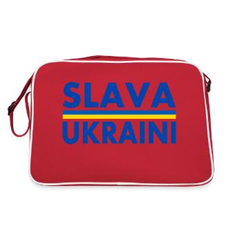 Slava ukraini - Sac Retro - rouge/blanc - Dos
