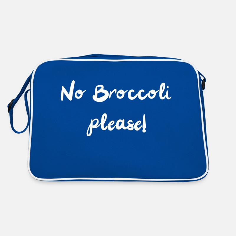 No Broccoli please! Retro Tasche