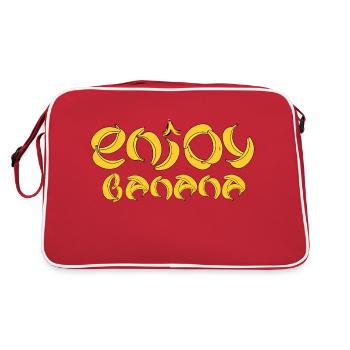 Enjoy Banana - Retro Bag - red/white - Back