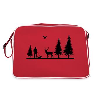 Chasseur - Sac Retro - rouge/blanc - Dos