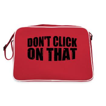 Don't Click On That 8 - Retro Bag - red/white - Back