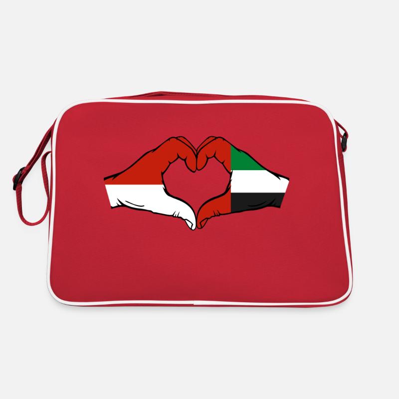 Monaco Drapeau des Émirats Arabes Unis Sac Retro