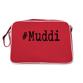#Muddi - Sac Retro - rouge/blanc - Dos