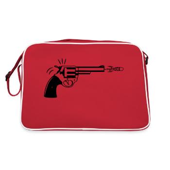 Weapons gun - Retro Bag - red/white - Back